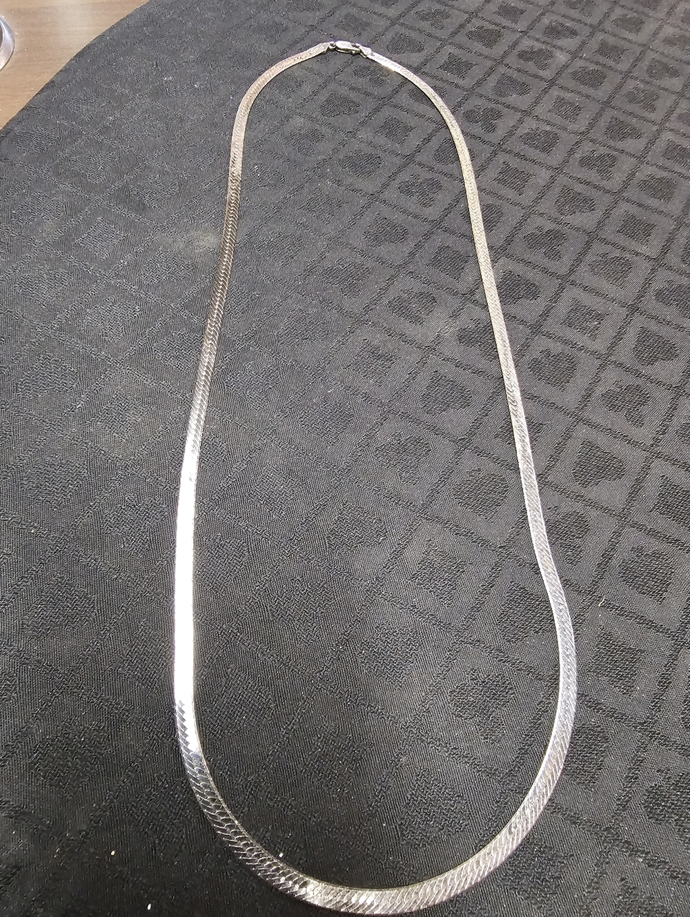 Sterling Silver Herringbone Chain - 30 inch